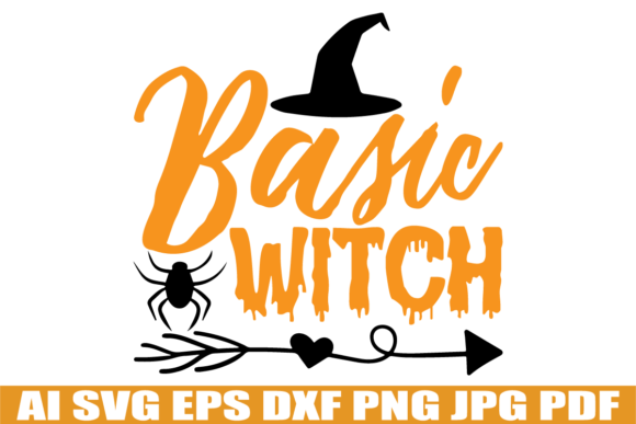 Basic Witch: A Charming Graphics Asset for Crafts and Design