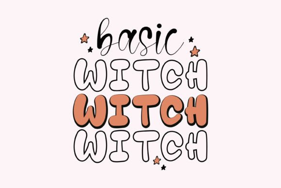 Basic Witch, Retro Halloween Svg for Crafts and Graphics