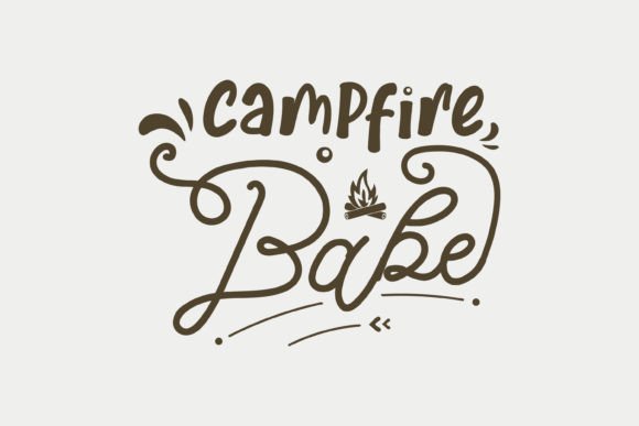 Campfire Babe, Camping SVG: A Versatile Graphics Asset for Crafts