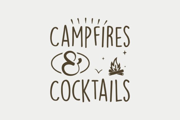 Campfires and Cocktails: A Versatile Graphics Asset for Crafts