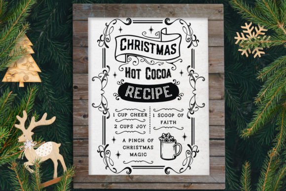 Christmas Recipe Hot Cocoa SVG: An Embroidery Review