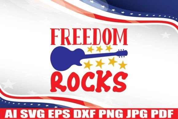 Freedom Rocks: A Versatile Graphic for Creative Crafts