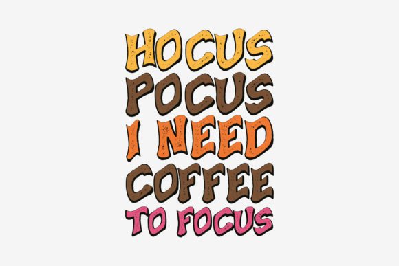 Hocus Pocus Coffee Graphics for Retro Crafts