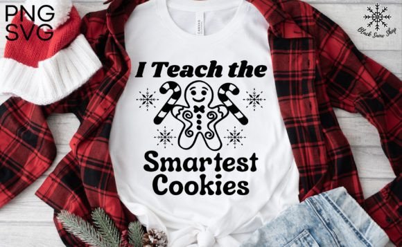 I Teach the Smartest Cookies Winter Svg for Crafts & Graphics