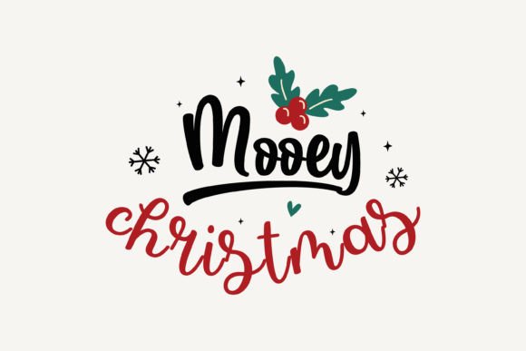 Mooey Christmas,Christmas SVG: A Festive Graphics Asset for Crafts