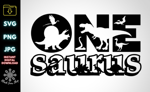 One Saurus Birthday Svg: A Must-Have for Crafters and Graphics
