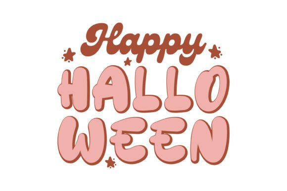 Retro Happy Halloween SVG: A Creative Craft Graphics Asset