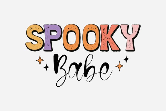 Retro Spooky Babe, Halloween SVG for Graphics and Crafts
