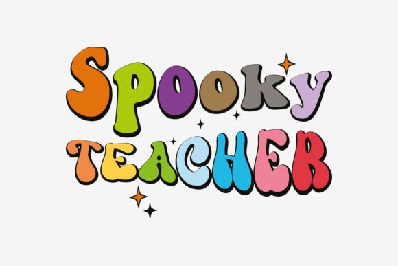 Retro Spooky Teacher, Halloween SVG: A Designer's Review