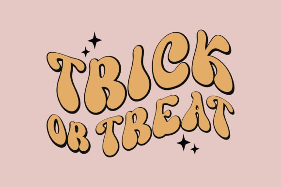 Retro Trick or Treat, Halloween SVG: A Graphics Gem for Crafts