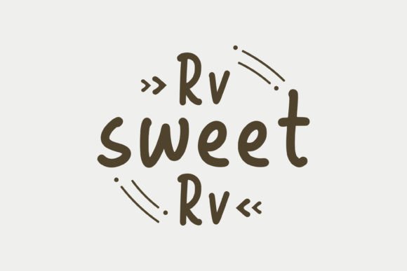 RV Sweet RV, Camping SVG: Perfect for Local Business Graphics