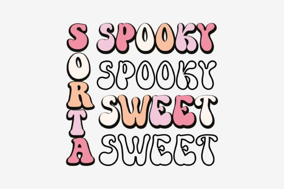 Sorta Spooky Sorta Sweet: A Retro Halloween Graphics Gem for Crafts