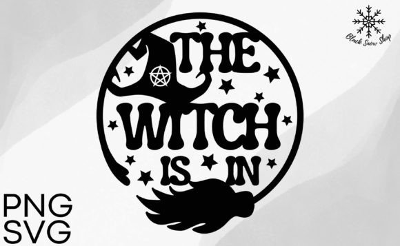 The Witch is In: Halloween Door Sign SVG Review